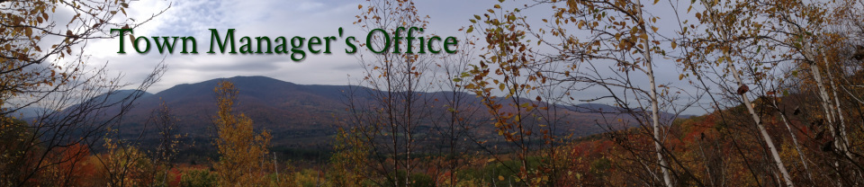 Town Manager Taxes Town Of Dorset Vt